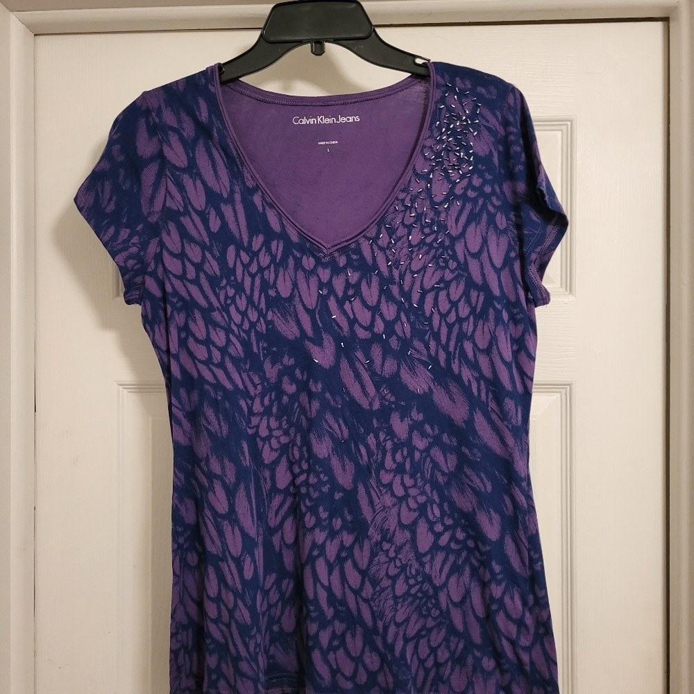 Calvin Klein jeans, ladies top, size large